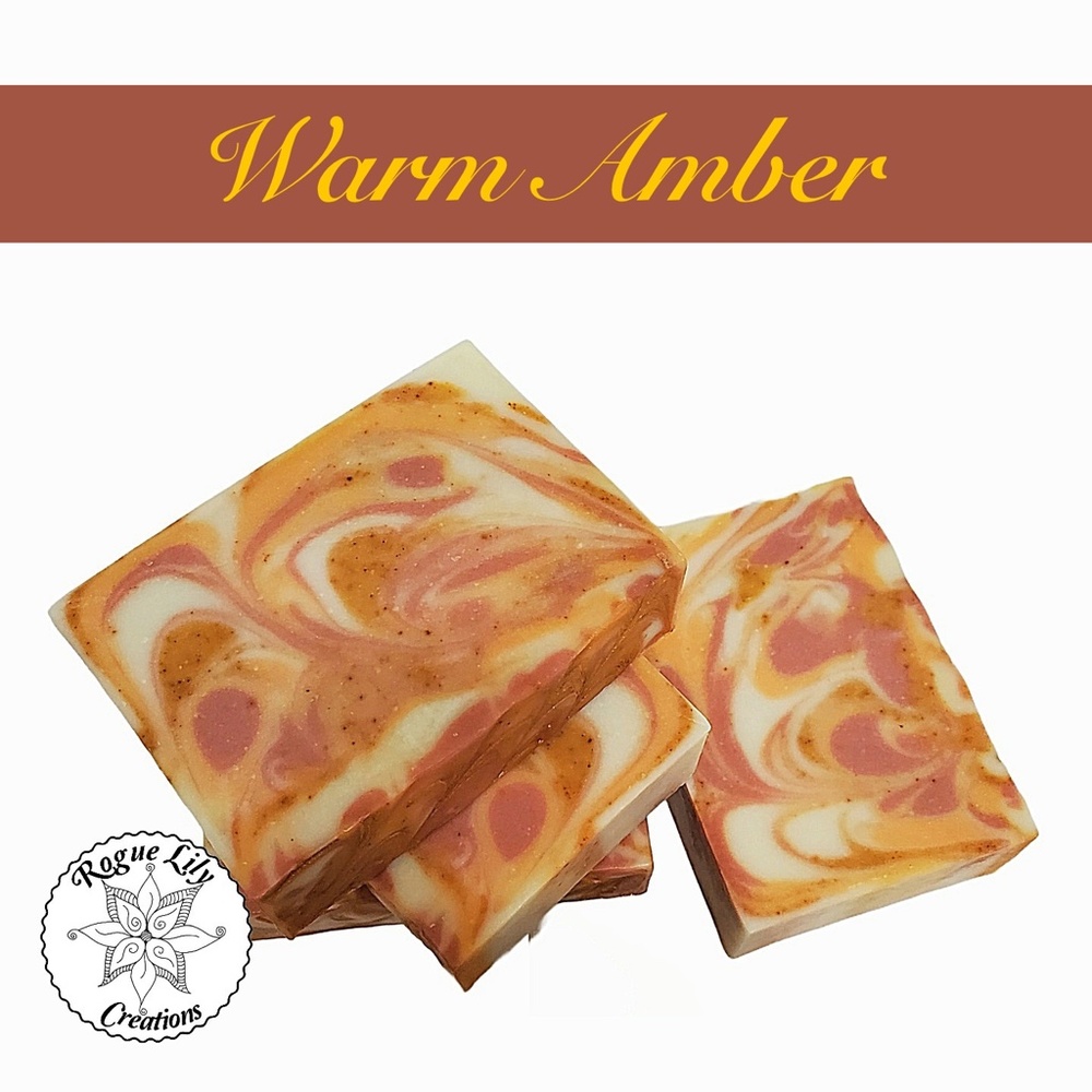 Artisan Clay Soap: Warm Amber